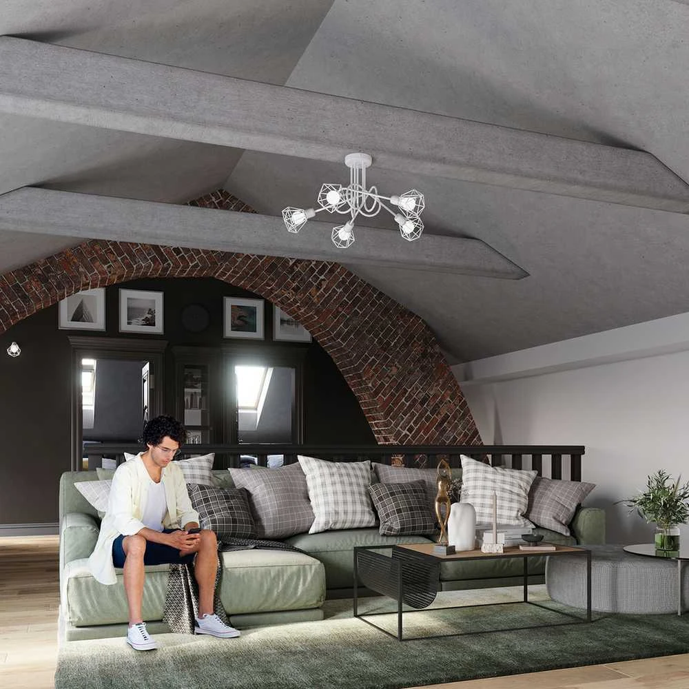 Sollux Lighting Lubinis šviestuvas ARTEMIS 2 baltas