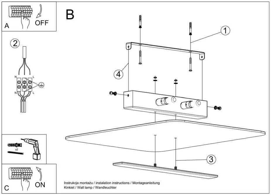 Sollux Lighting Lubinis šviestuvas AZALIA
