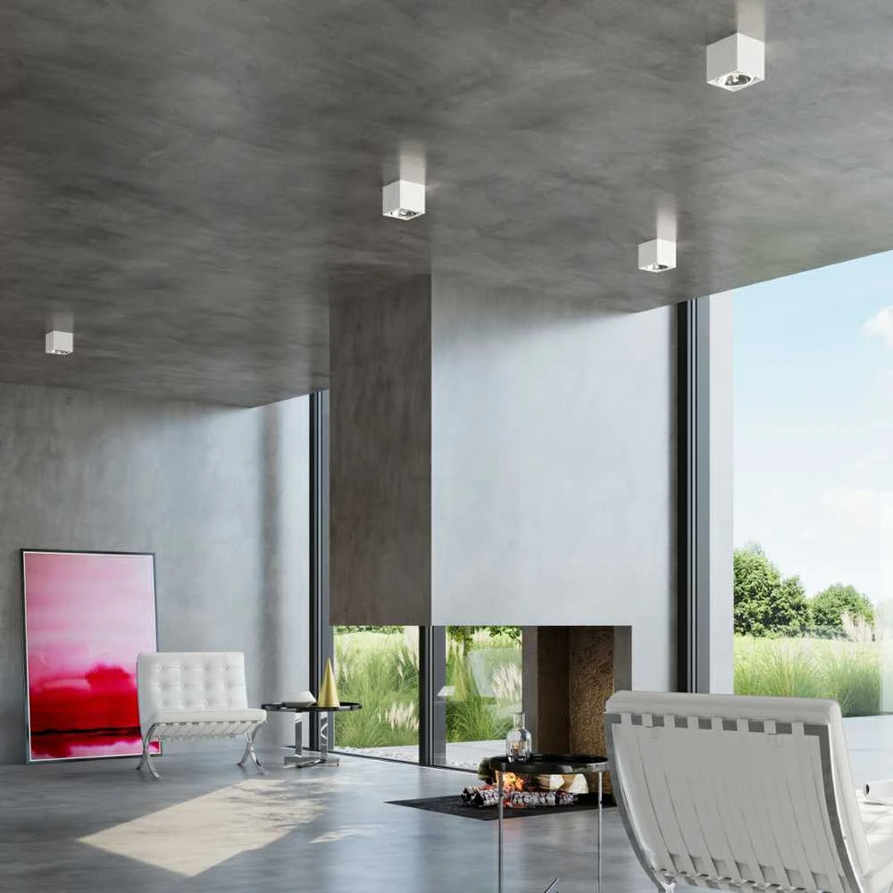 Lubinis šviestuvas Sollux Lighting Sollux Plafonas BLAKE baltas