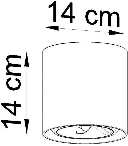 Lubinis šviestuvas Sollux Lighting Sollux Plafonas CULLO