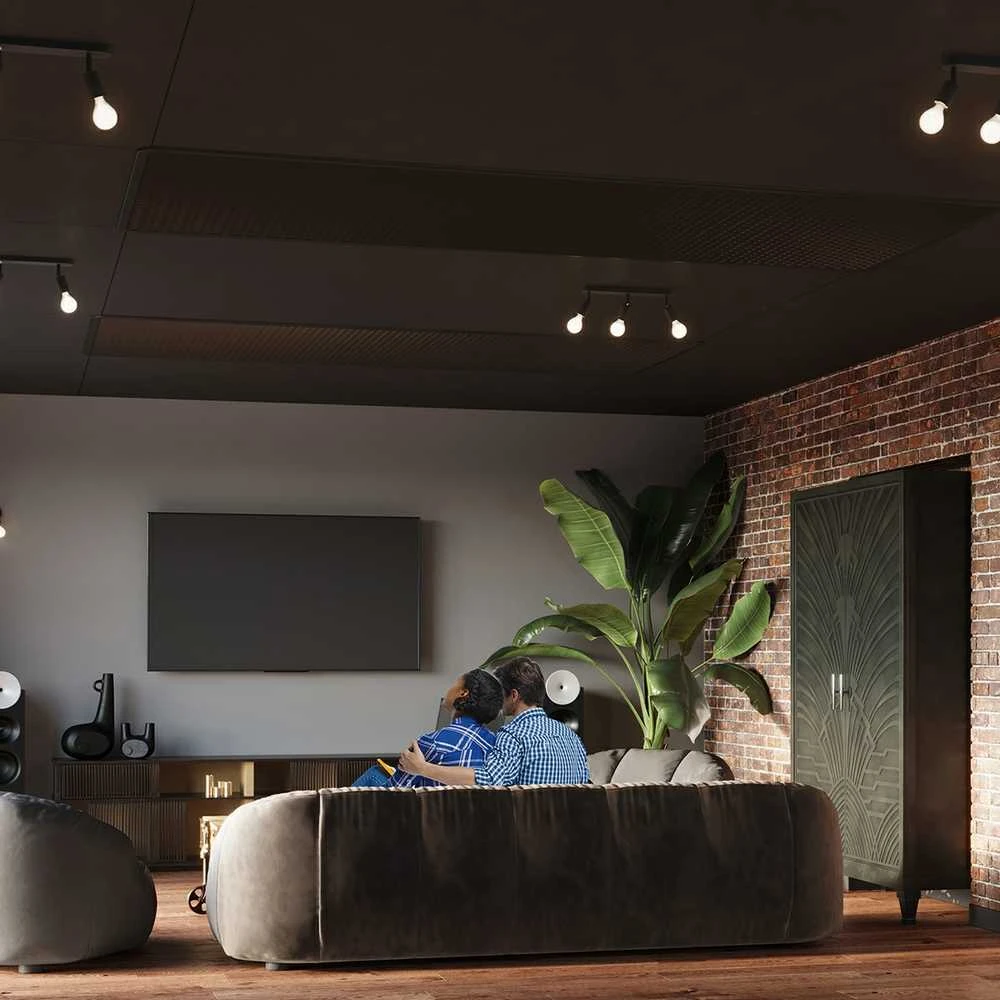 Sollux Lighting Lubinis šviestuvas FORNES 2 juodas