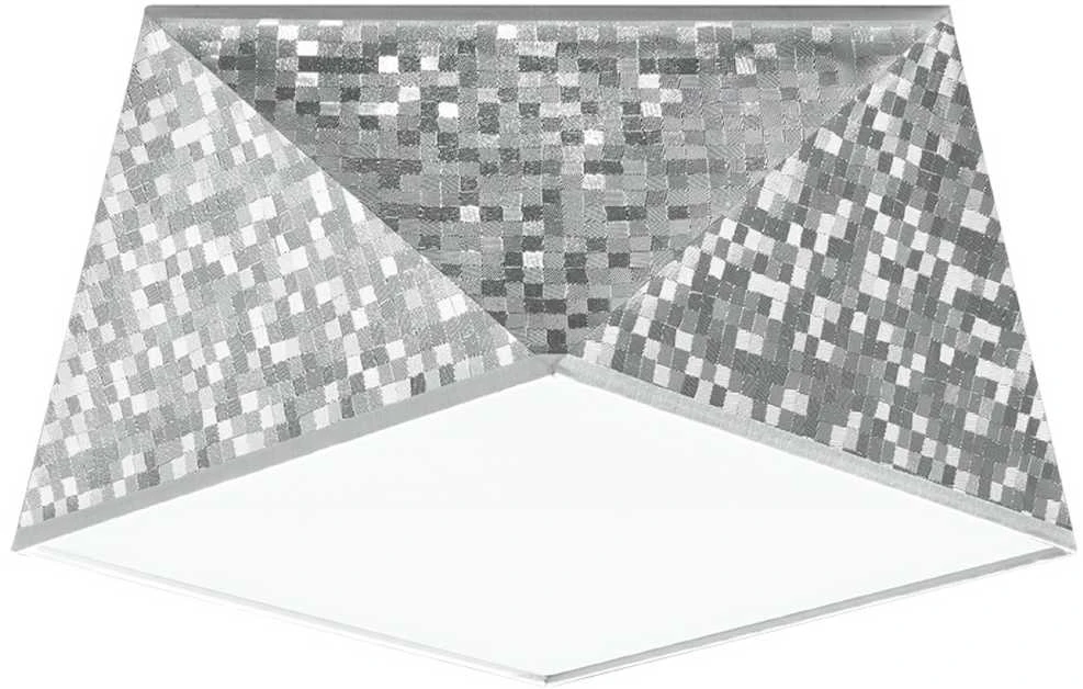 Lubinis šviestuvas Sollux Lighting Sollux Plafonas HEXA 25 sidabro