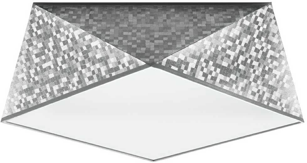 Lubinis šviestuvas Sollux Lighting Sollux Plafonas HEXA 35 sidabro