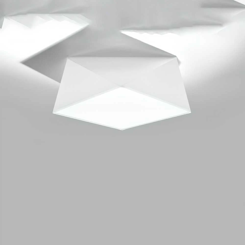 Lubinis šviestuvas Sollux Lighting Sollux Plafonas HEXA 35 baltas