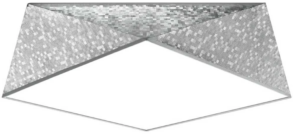 Lubinis šviestuvas Sollux Lighting Sollux Plafonas HEXA 45 sidabro