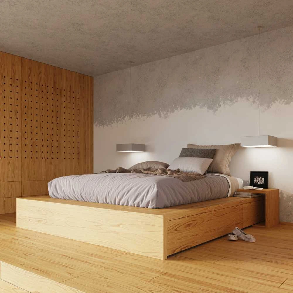 Lubinis šviestuvas Sollux Lighting Sollux Sieninis šviestuvas HORUS pilkas