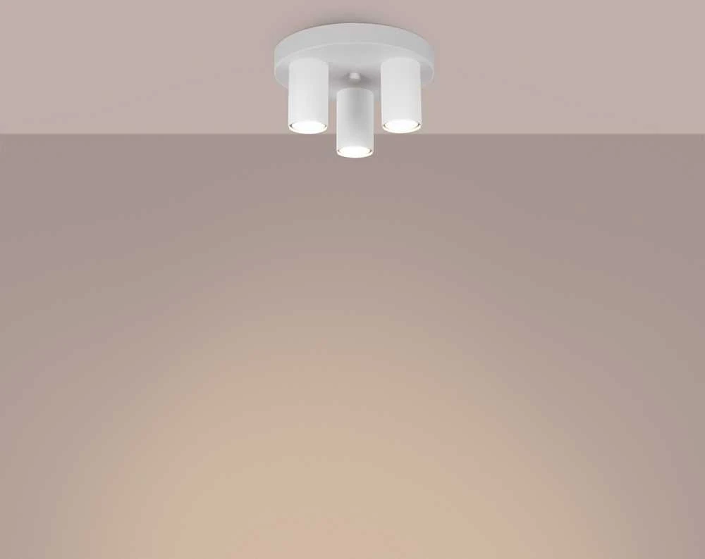 Sollux Lighting Lubinis šviestuvas LAGOS 3P baltas