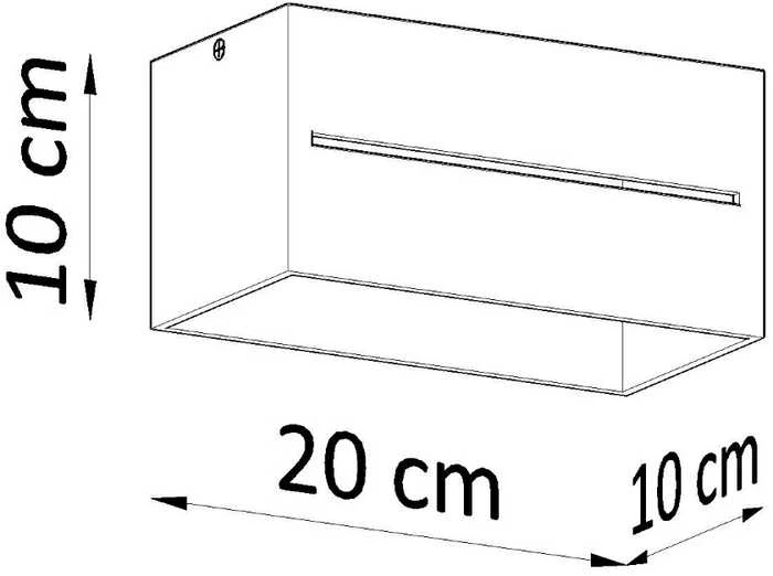 Sollux Lighting Lubinis šviestuvas LOBO 2 baltas