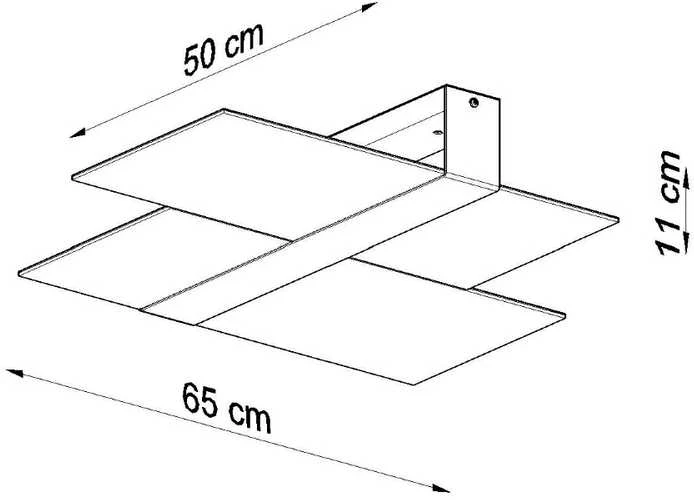 Sollux Lighting Lubinis šviestuvas MASSIMO baltas