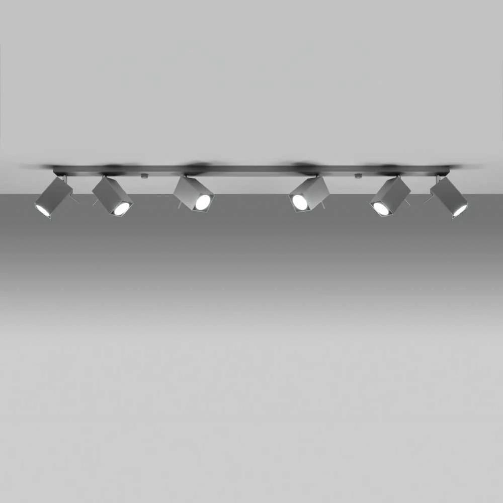 Sollux Lighting Sollux Lubinis šviestuvas MERIDA 6L pilkas