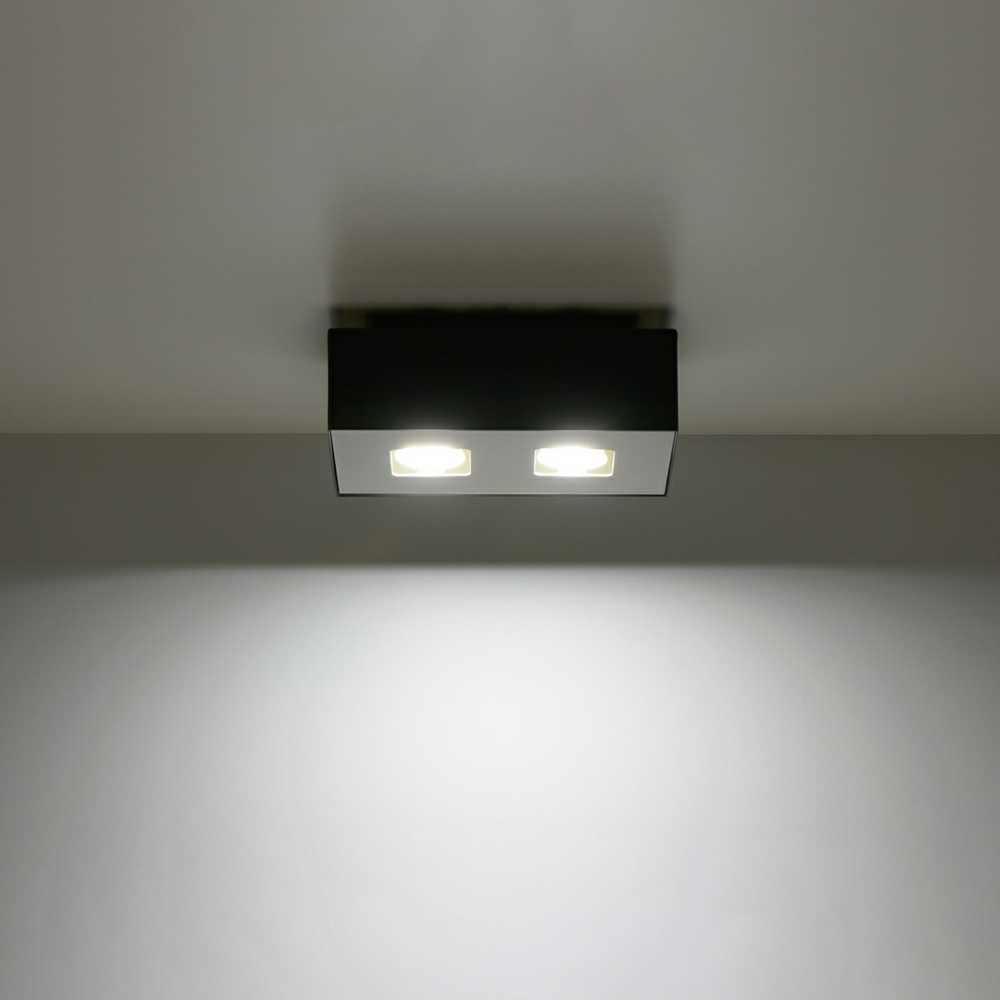 Sollux Lighting Lubinis šviestuvas MONO 2 juodas