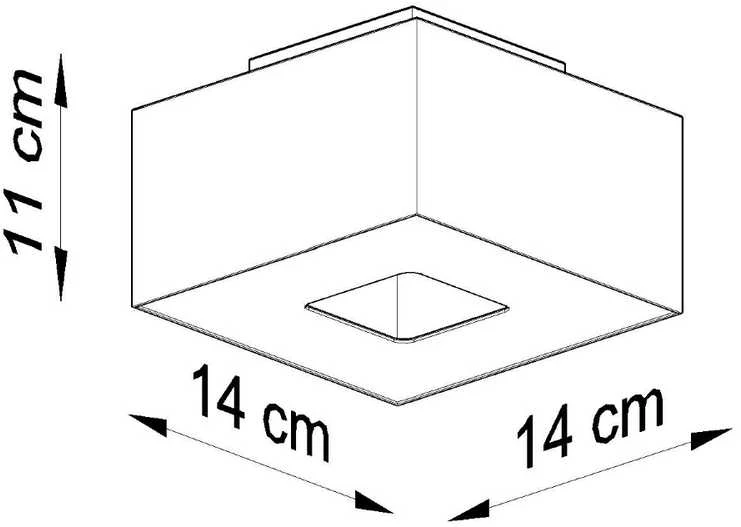 Sollux Lighting Lubinis šviestuvas MONO 1 baltas