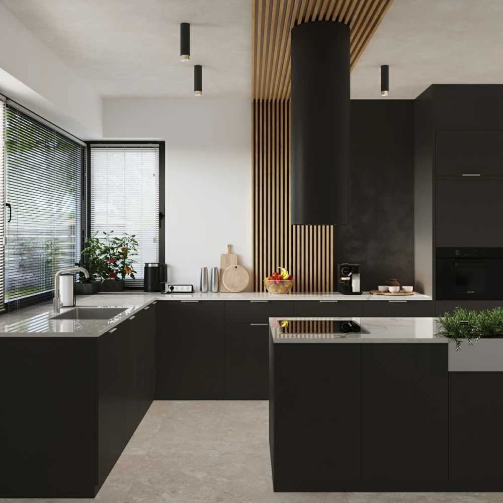 Sollux Lighting Lubinis šviestuvas NERO 12,5 juodas/chromas