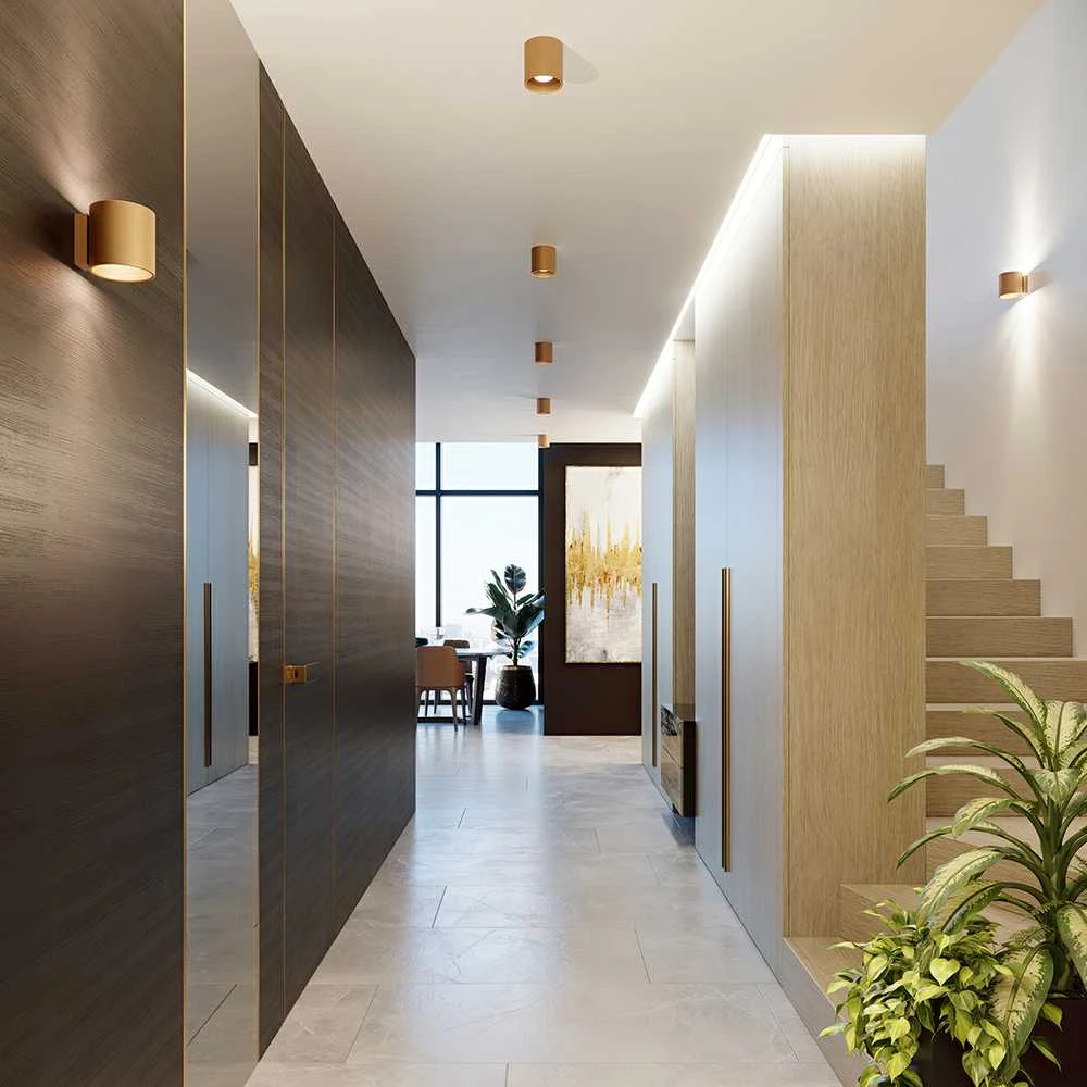Sollux Lighting Lubinis šviestuvas ORBIS 1 auksinis