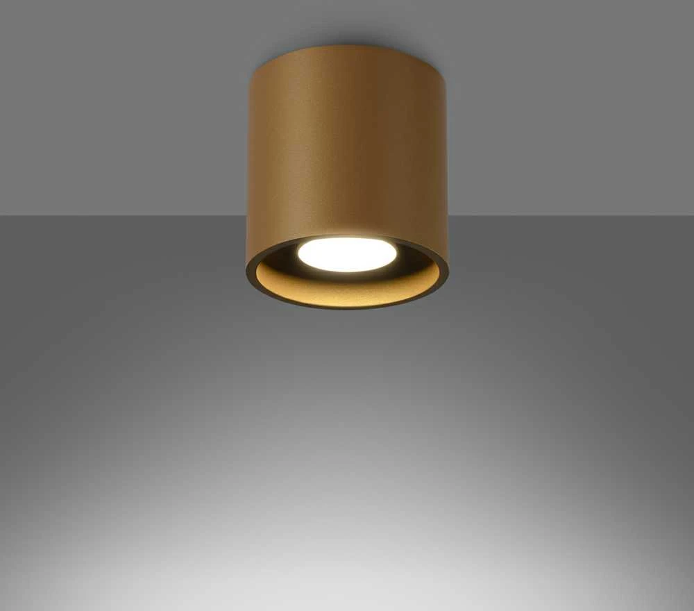Sollux Lighting Lubinis šviestuvas ORBIS 1 auksinis