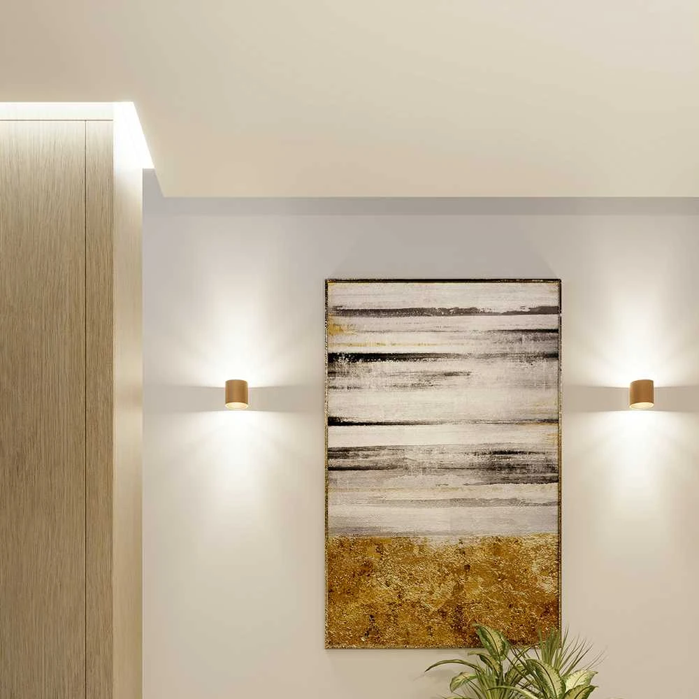 Sollux Lighting Lubinis šviestuvas ORBIS 1 auksinis