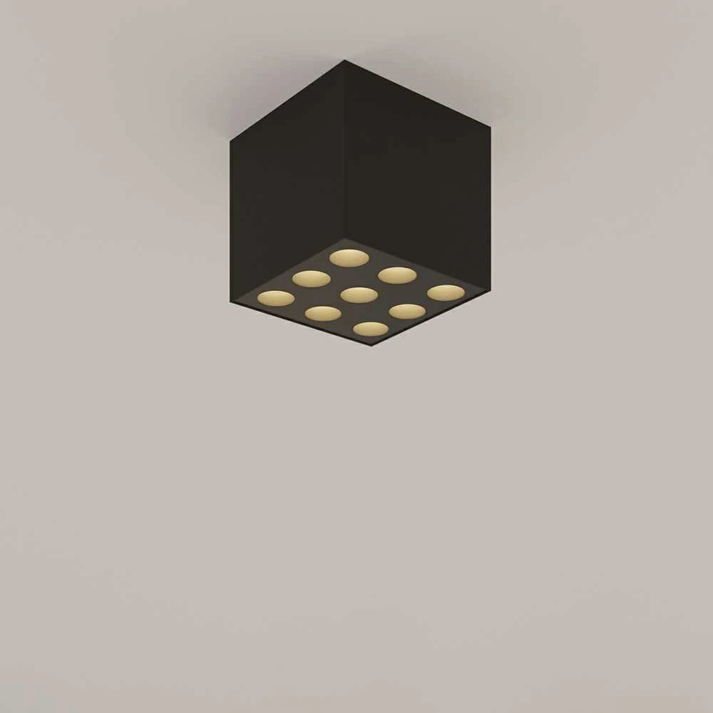 Sollux Lighting Lubinis šviestuvas OZZY juodas LED