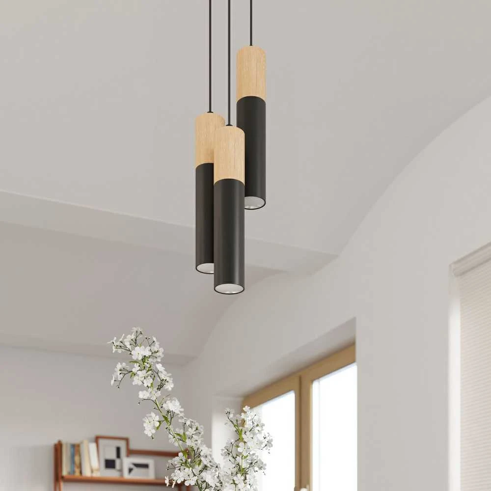 Sollux Lighting Lubinis šviestuvas PABLO juodas