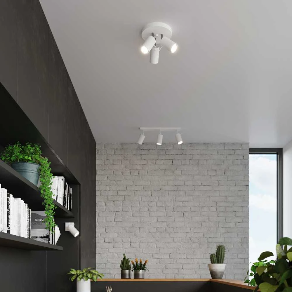 Sollux Lighting Lubinis šviestuvas RING 3P baltas