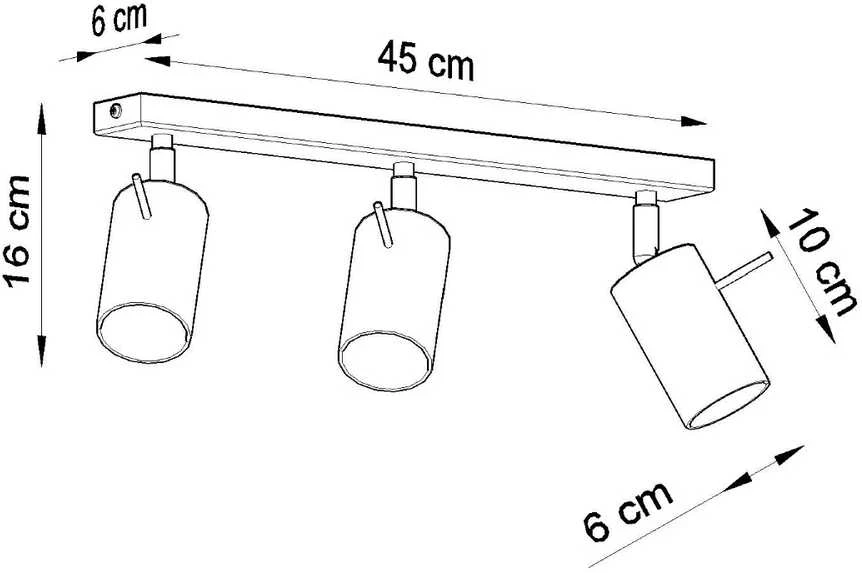 Sollux Lighting Lubinis šviestuvas RING 3 chromas