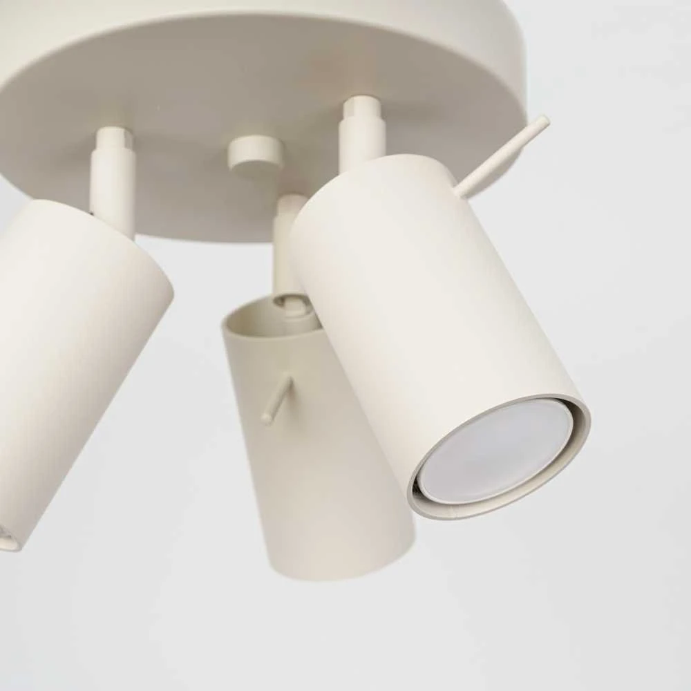 Sollux Lighting Lubinis šviestuvas RING 3P beige
