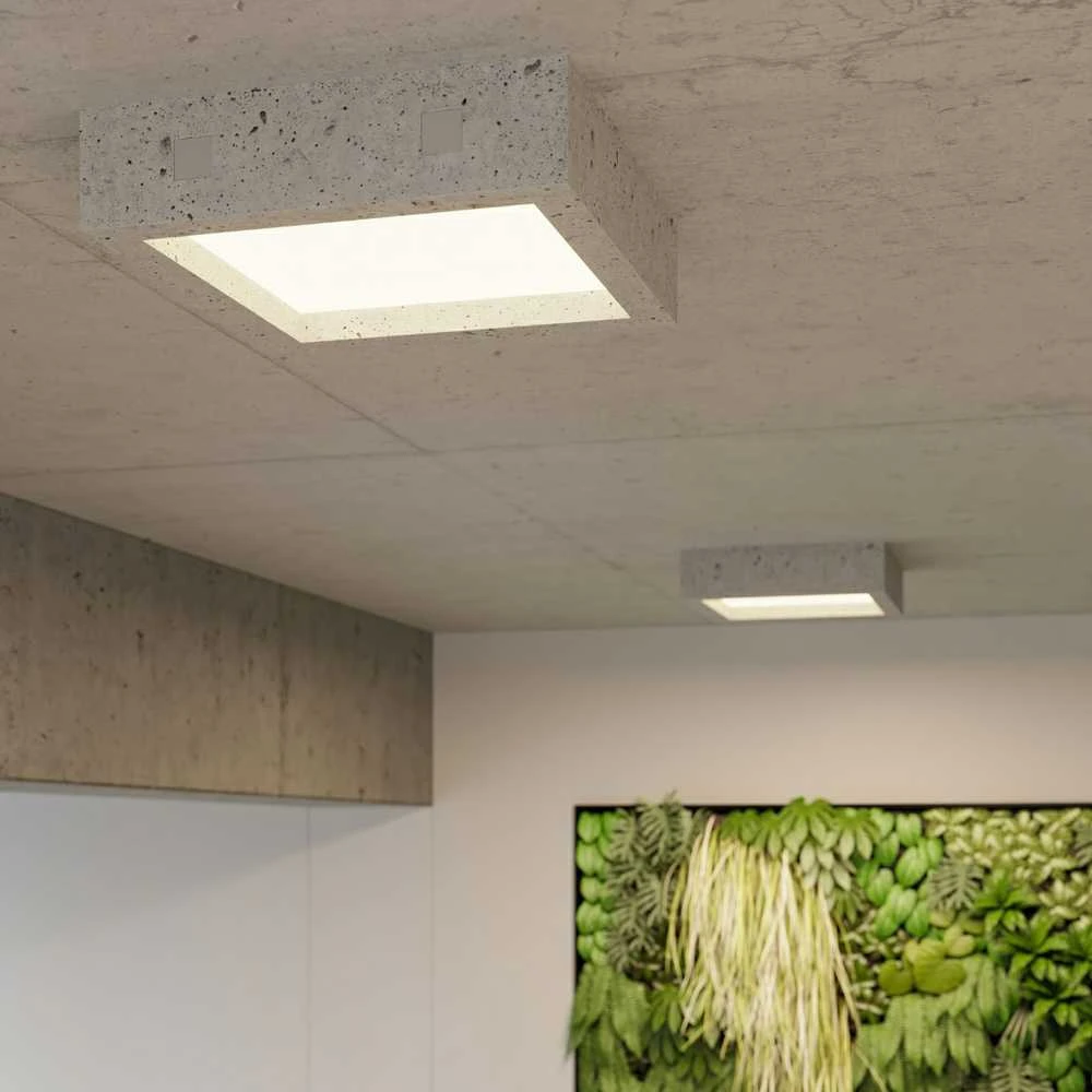 Sollux Lighting Lubinis šviestuvas RIZA concrete