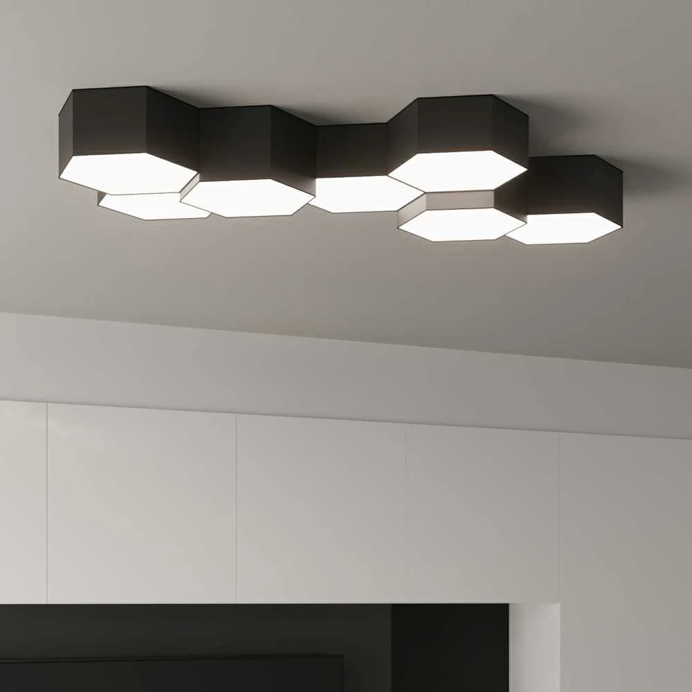 Sollux Lighting Lubinis šviestuvas SUNDE 11 juodas