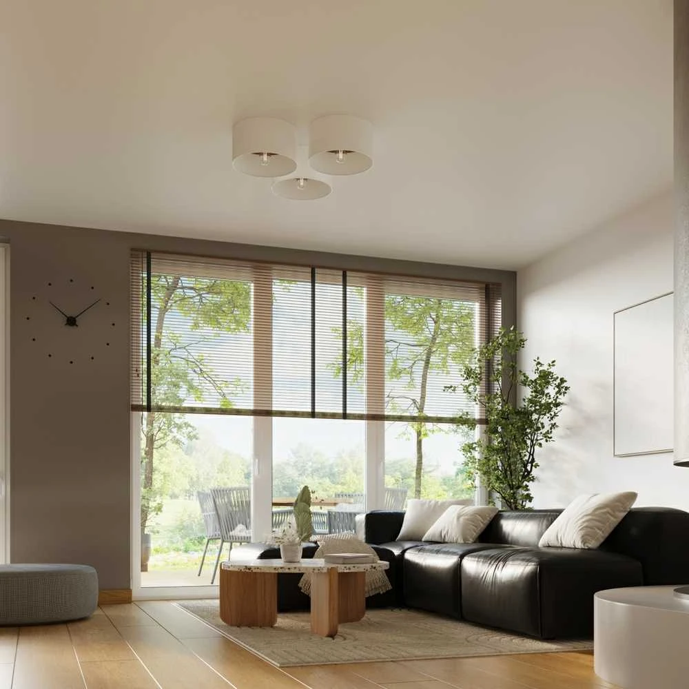 Sollux Lighting Lubinis šviestuvas TELESTO baltas/tamsiai rudas