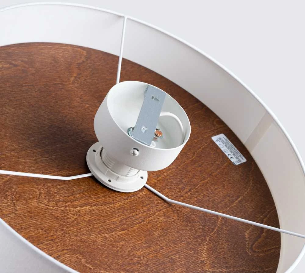 Sollux Lighting Lubinis šviestuvas TELESTO baltas/tamsiai rudas