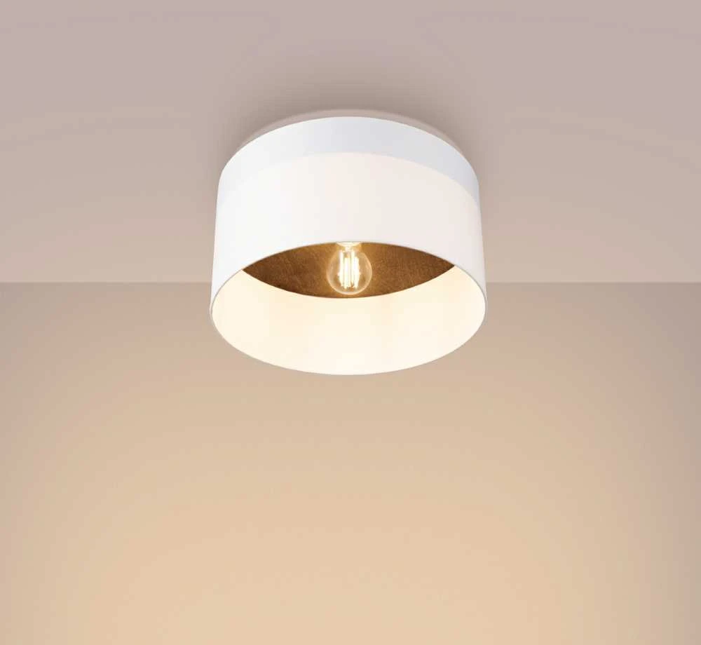 Sollux Lighting Lubinis šviestuvas TELESTO baltas/tamsiai rudas