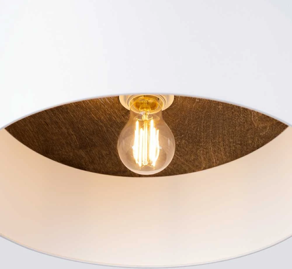 Sollux Lighting Lubinis šviestuvas TELESTO baltas/tamsiai rudas