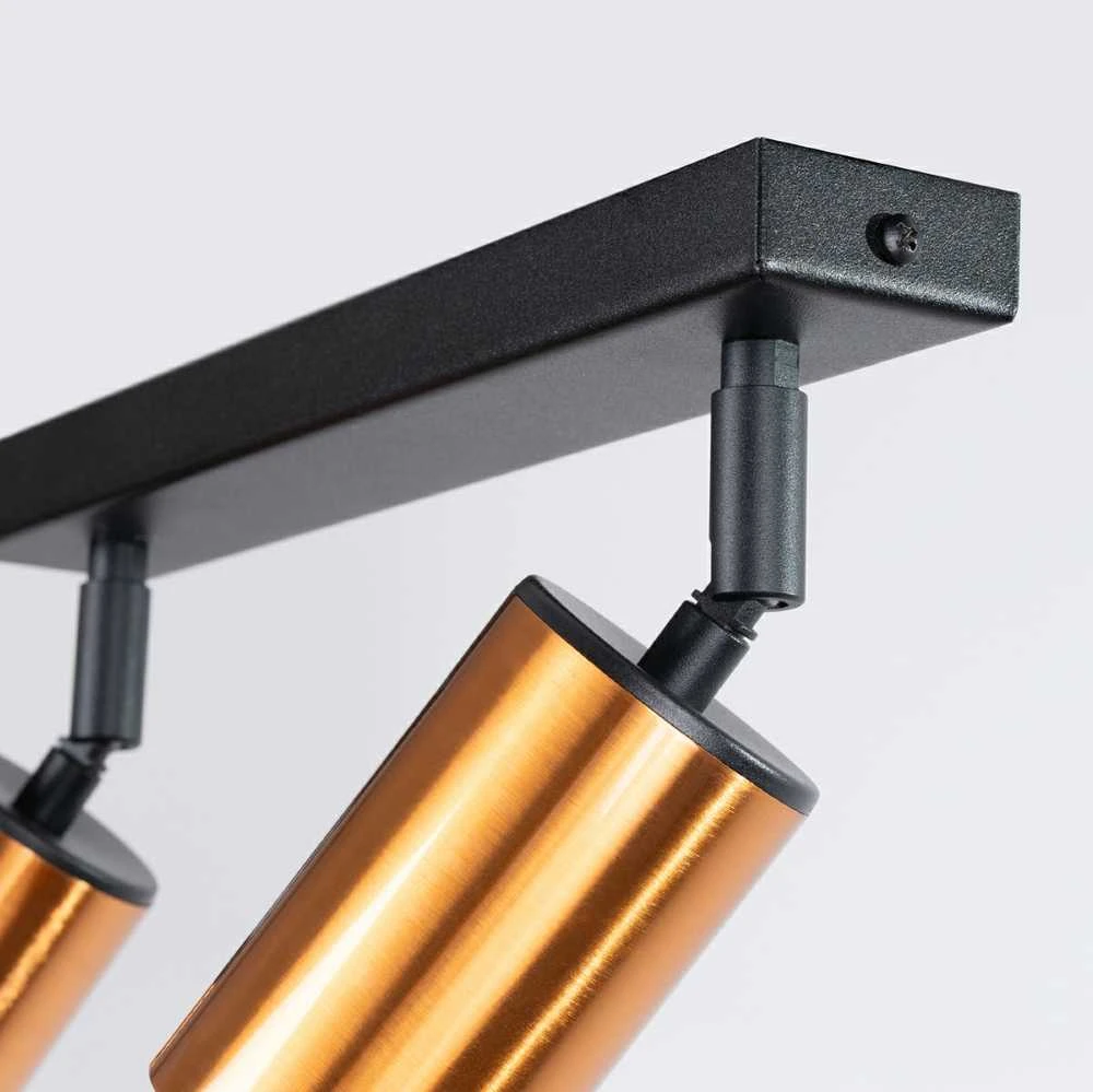 Sollux Lighting Lubinis šviestuvas WINX 2 juodas/kuperis