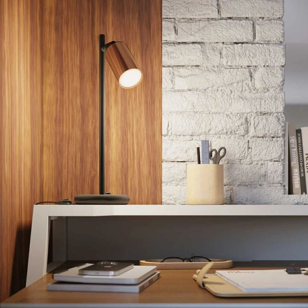 Sollux Lighting Lubinis šviestuvas WINX 2 juodas/kuperis