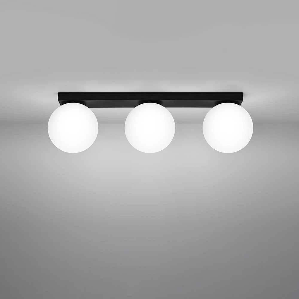Sollux Lighting Lubinis šviestuvas YOLI 3 juodas