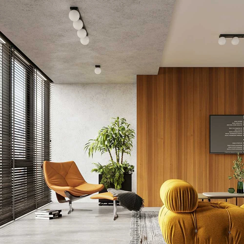 Sollux Lighting Lubinis šviestuvas YOLI 6 juodas