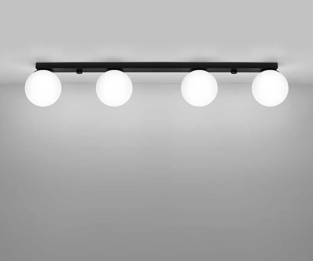 Sollux Lighting Lubinis šviestuvas YOLI 4 juodas