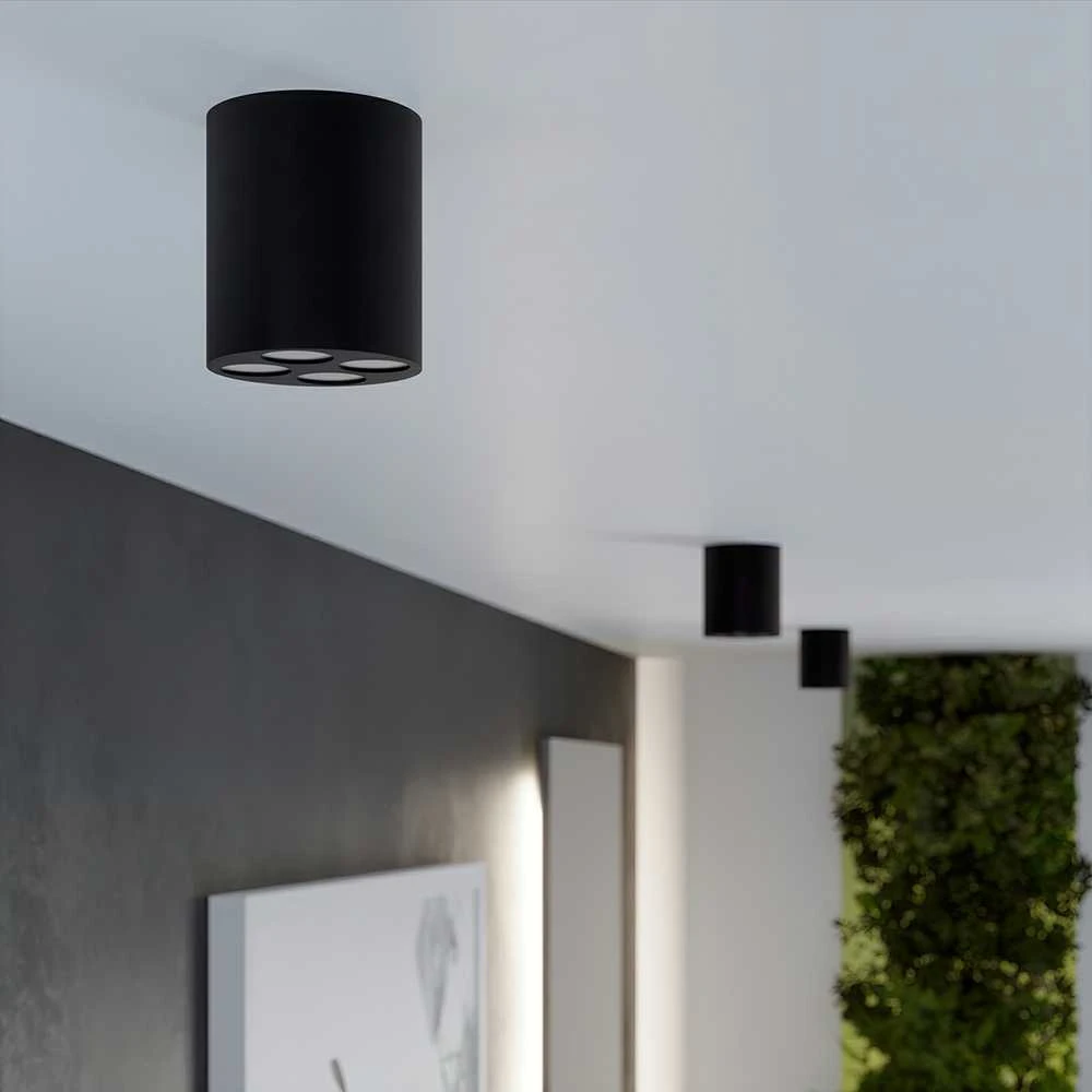 Sollux Lighting Lubinis šviestuvas ZOE juodas LED