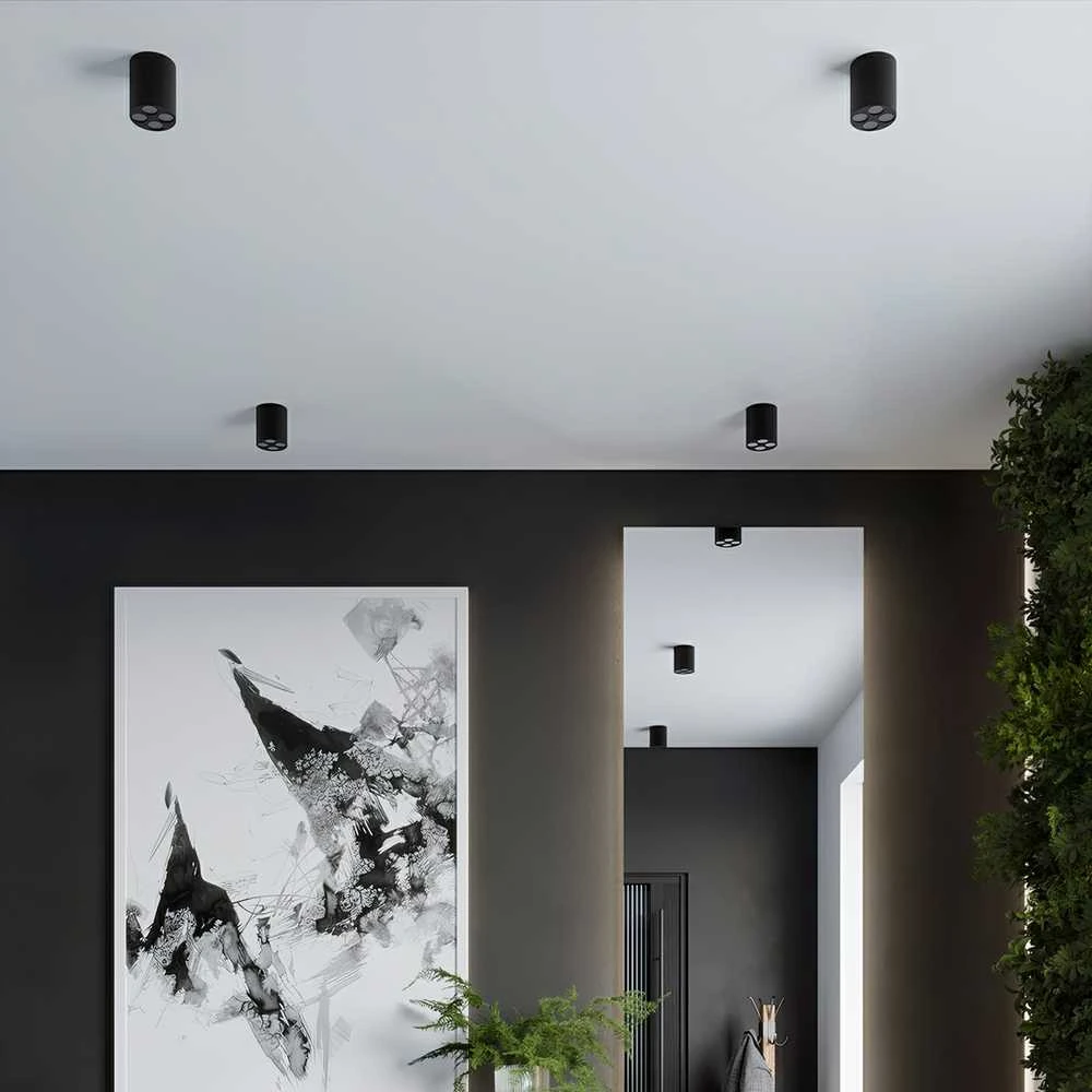 Sollux Lighting Lubinis šviestuvas ZOE juodas LED
