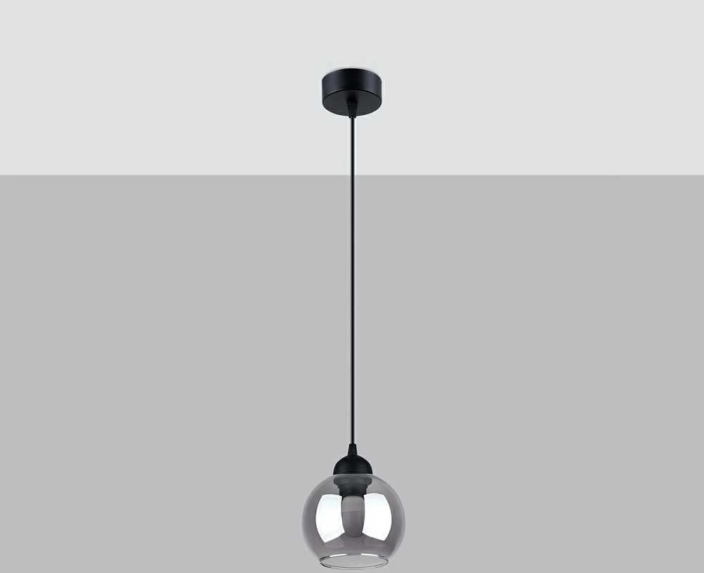 Sollux Lighting Pakabinamas šviestuvas ALINO 1 juodas