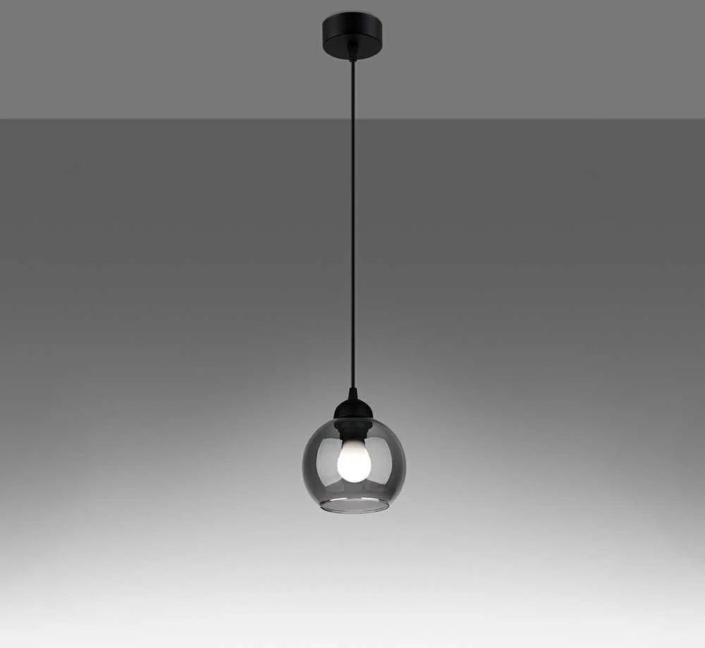 Sollux Lighting Pakabinamas šviestuvas ALINO 1 juodas