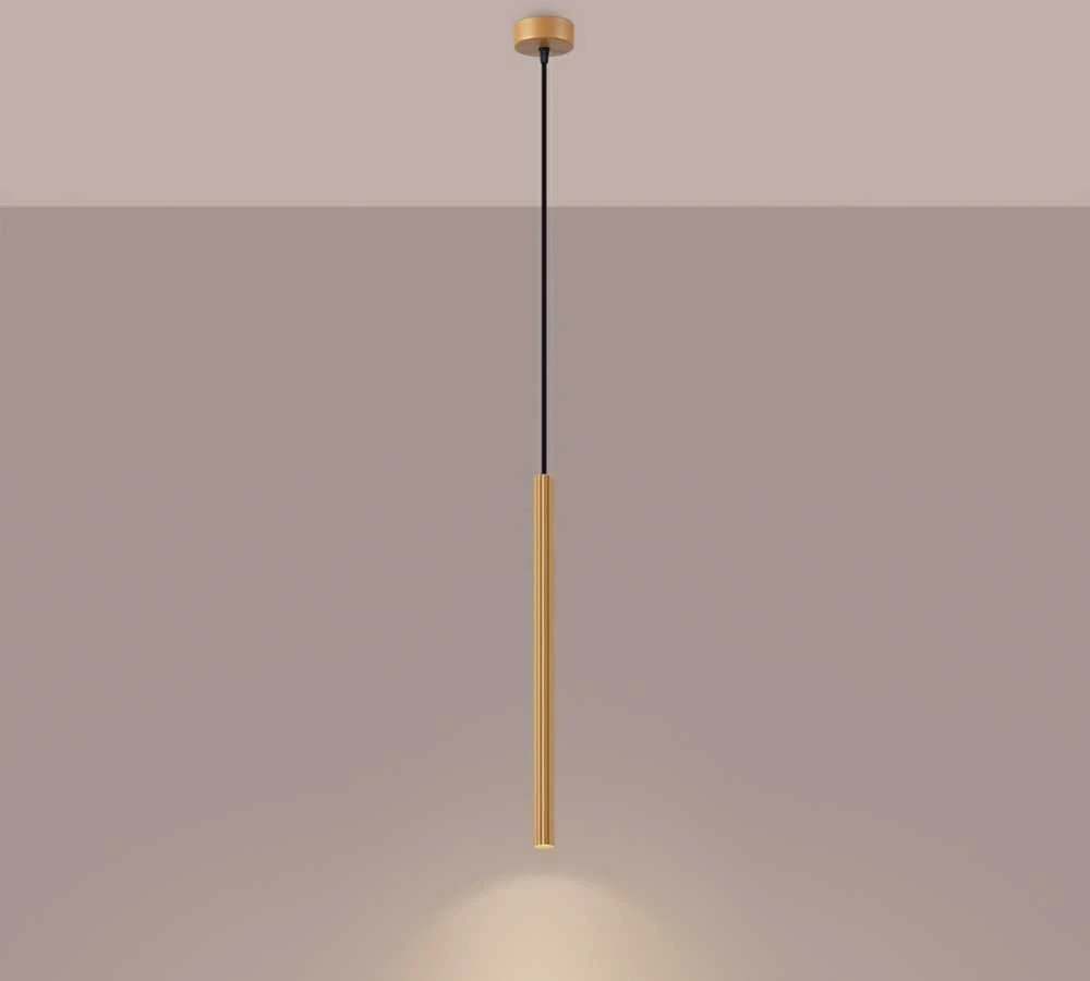 Sollux Lighting Pakabinamas šviestuvas ARCHE 1 aukso spalvos