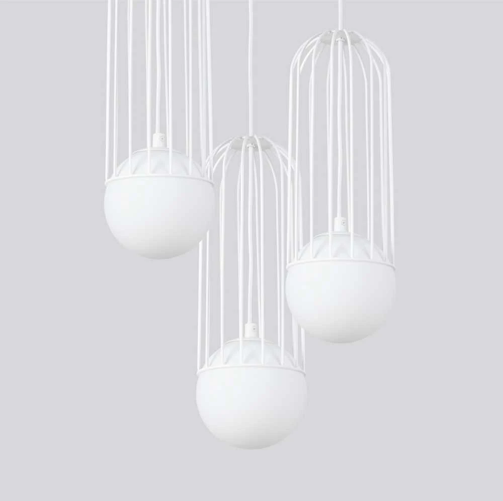 Sollux Lighting Pakabinamas šviestuvas BRINA 3P baltas