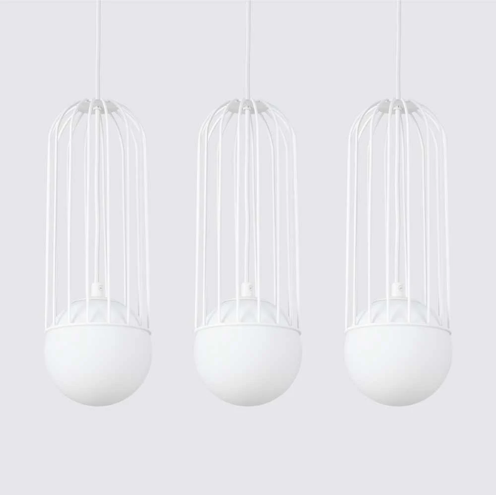 Sollux Lighting Pakabinamas šviestuvas BRINA 3L baltas