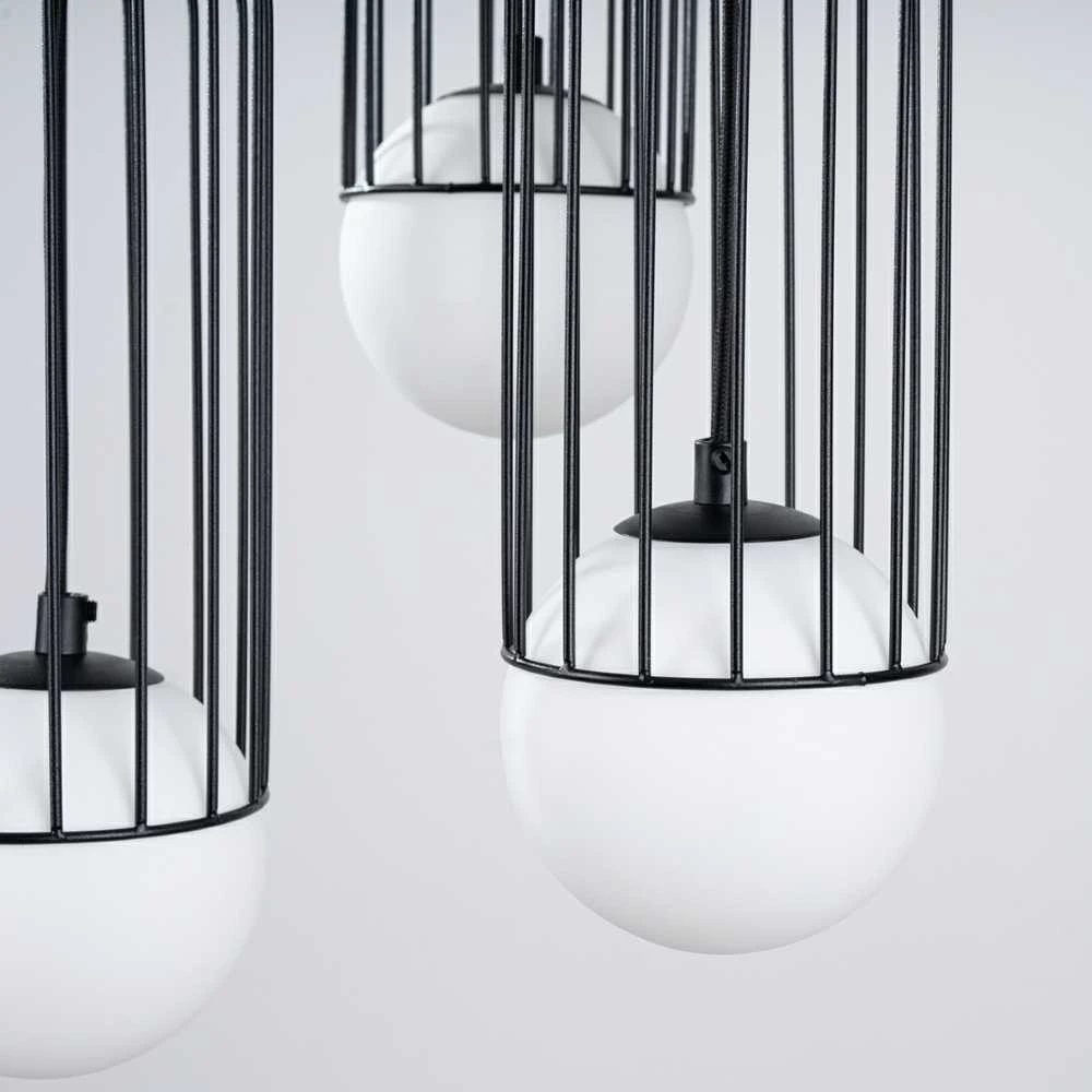 Sollux Lighting Pakabinamas šviestuvas BRINA 3P juodas