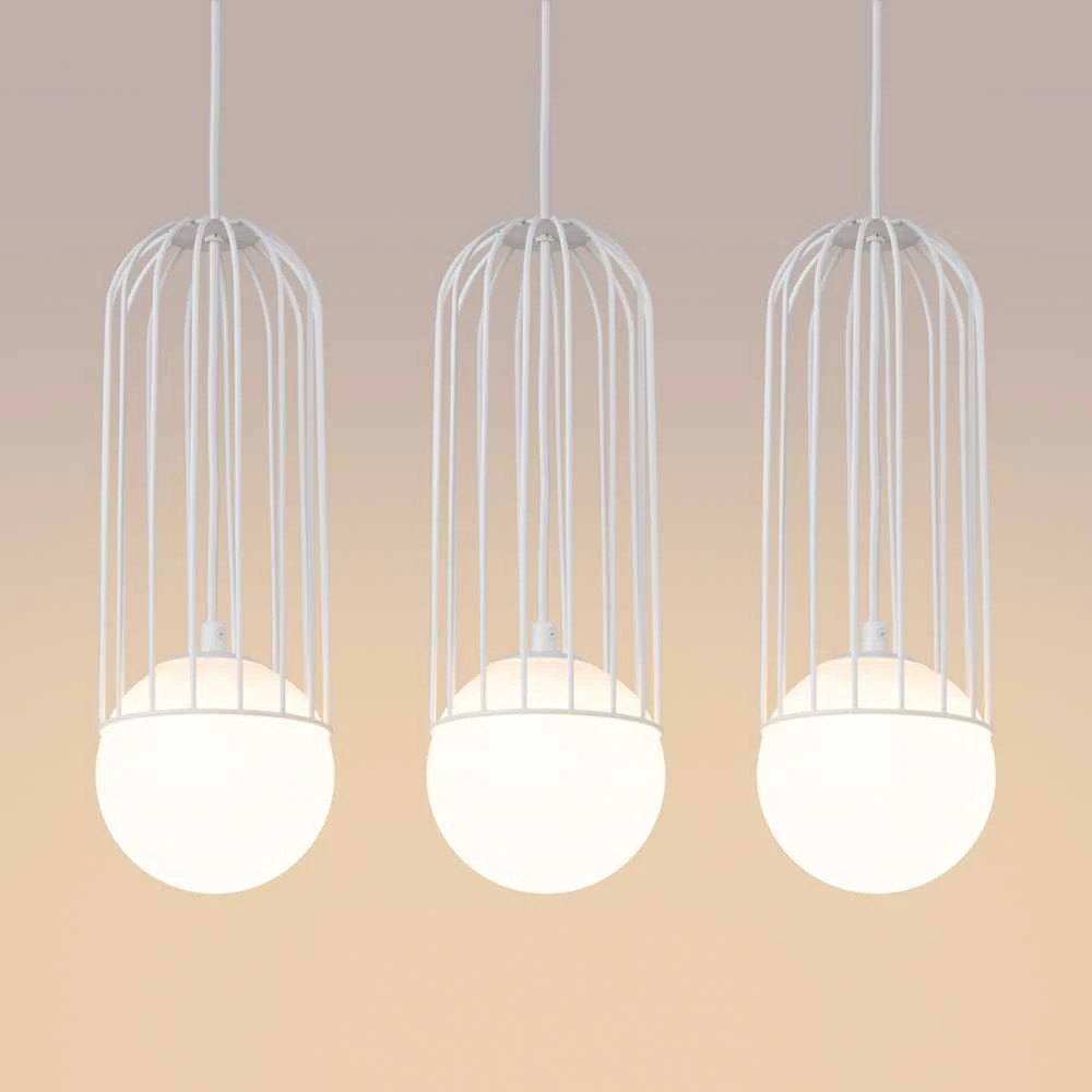 Sollux Lighting Pakabinamas šviestuvas BRINA 3L baltas