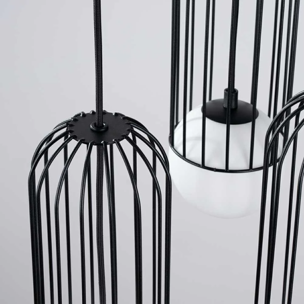 Sollux Lighting Pakabinamas šviestuvas BRINA 3P juodas