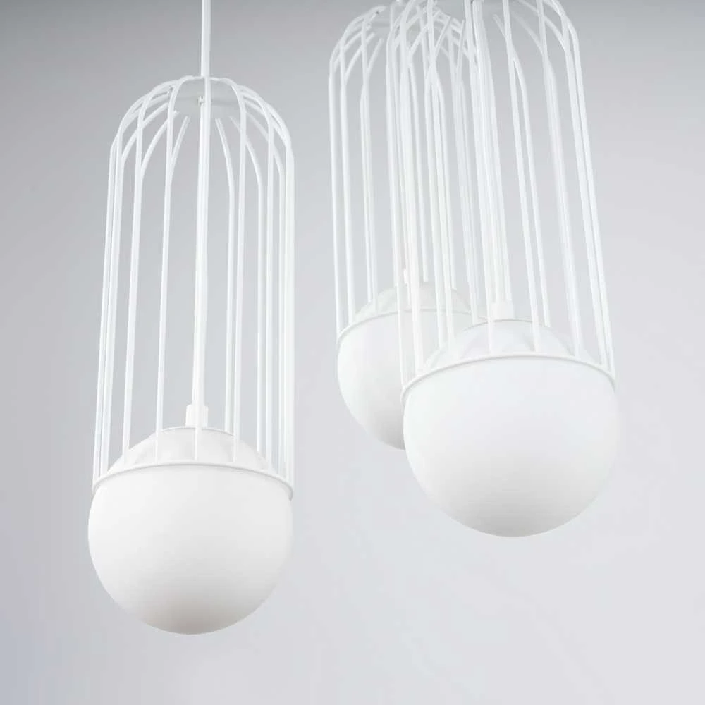 Sollux Lighting Pakabinamas šviestuvas BRINA 3P baltas