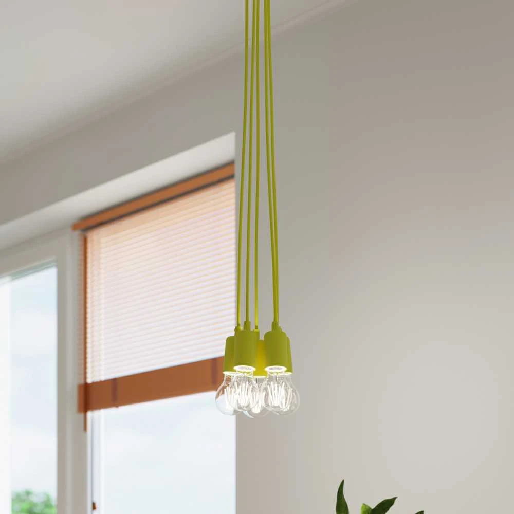 Sollux Lighting Pakabinamas šviestuvas DIEGO 3 geltonas