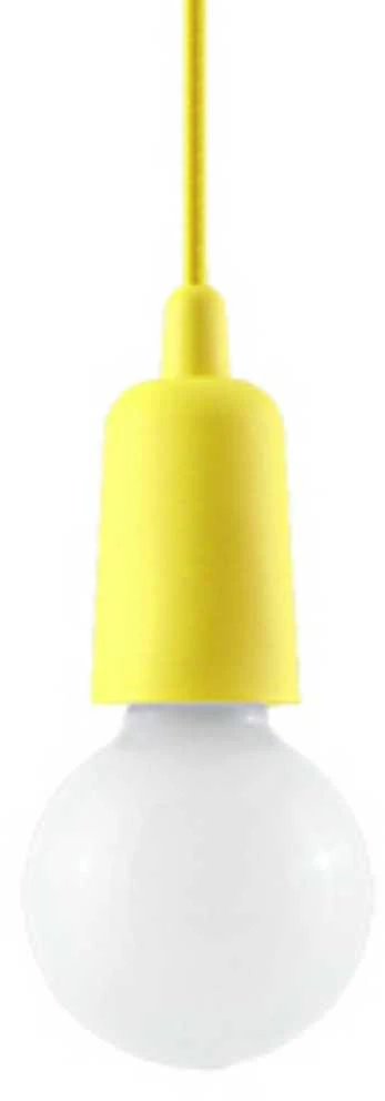 Sollux Lighting Pakabinamas šviestuvas DIEGO 1 geltonas