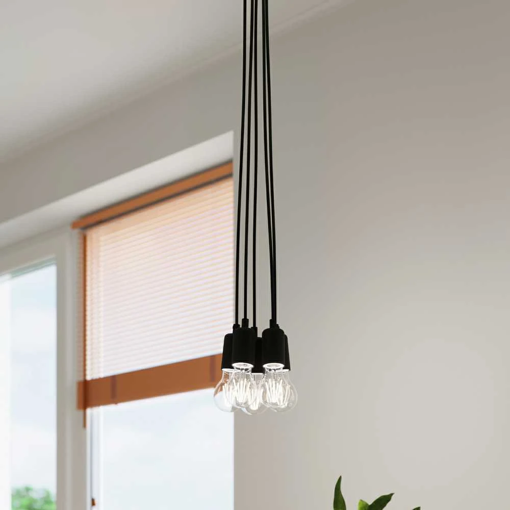 Sollux Lighting Pakabinamas šviestuvas DIEGO 5 juodas